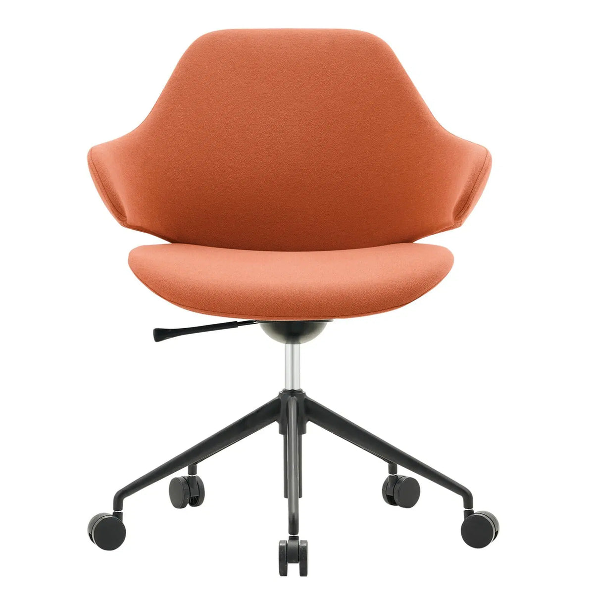 Konfurb Orbit Mid Back With 5 Star Base In Rust – Instant Office Furniture