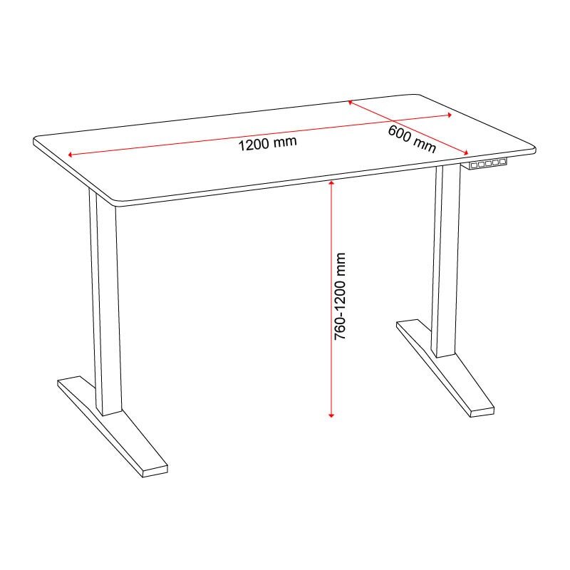 Lypta Height Adjustable desk