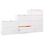 GO 3 DRAWER LATERAL FILING CABINET in White