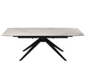 Axel Extendable Meeting Table in Marble Look