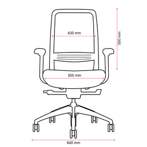 Luna Executive Mesh Back Chair