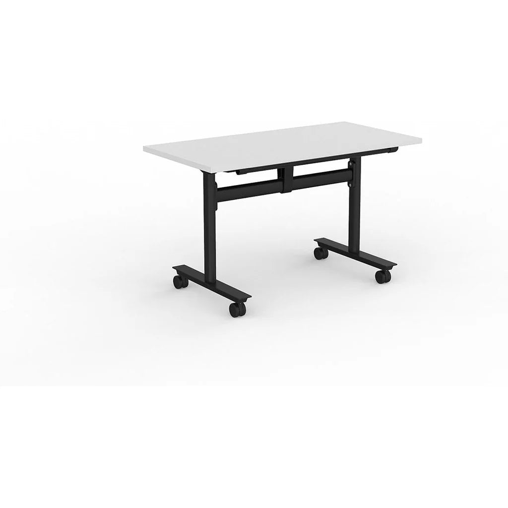 Agile Flip Table in Oak Top/Black Base