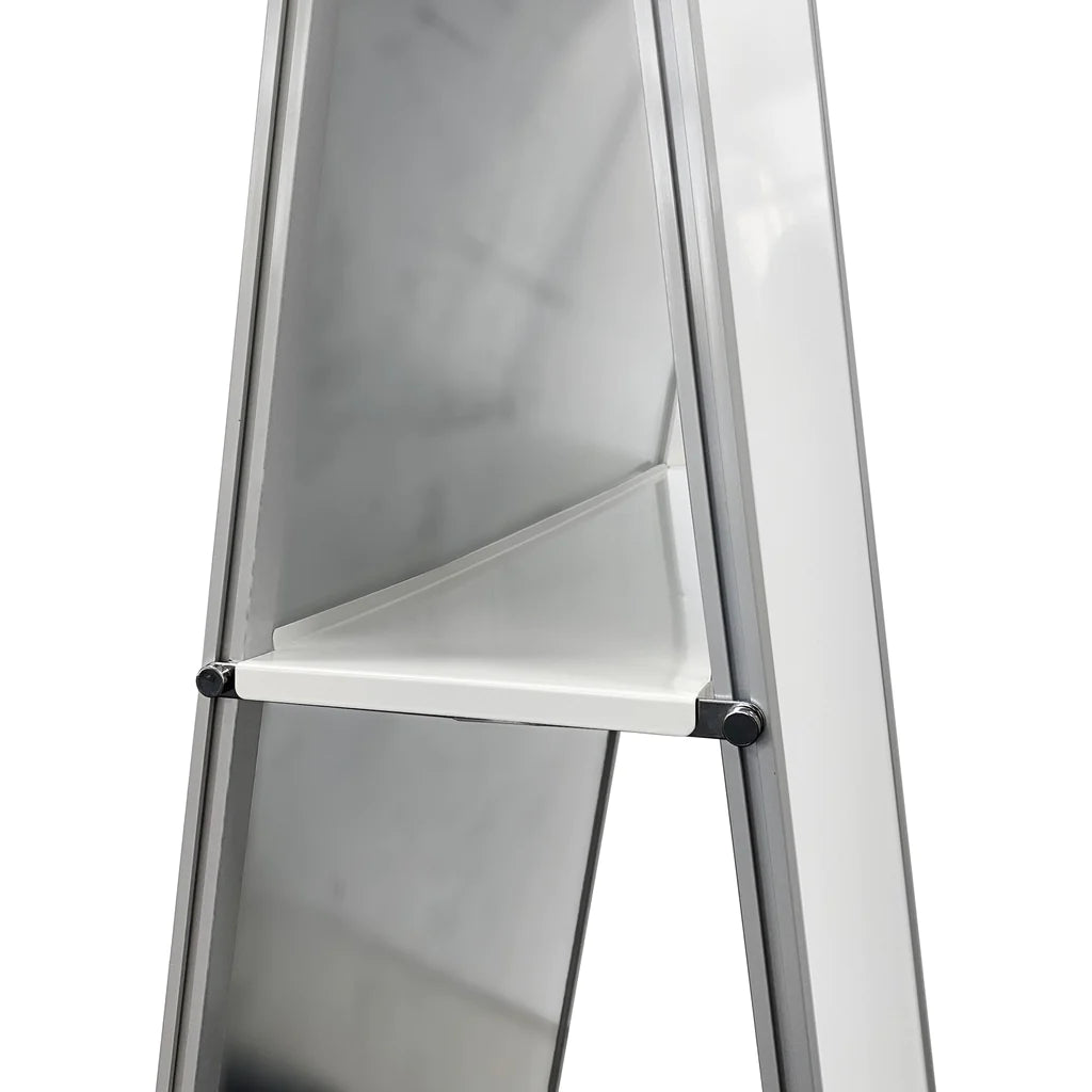 ALPHA AD1 DOUBLE SIDED MOBILE PORCELAIN WHITEBOARD