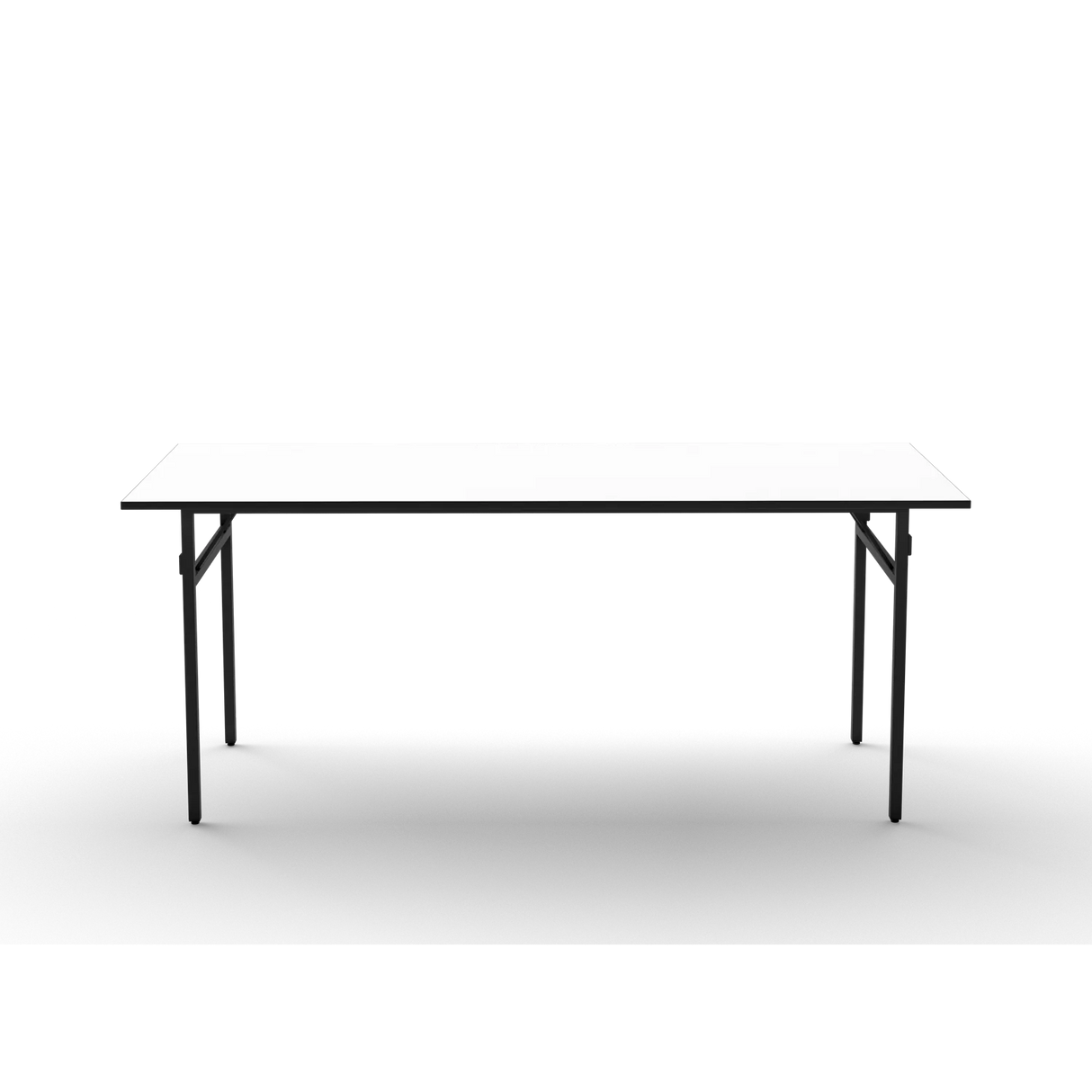 Brooklyn 1830mm x 760mm Trestle Table in White (Bundle of 5 Tables)