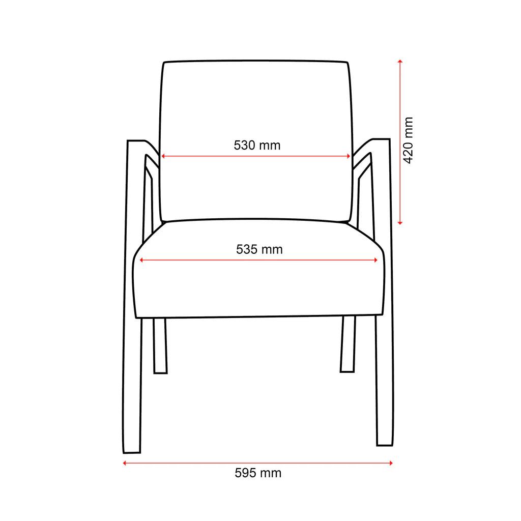 Ergocare Bella Guest Chair - 160 Kg Rated