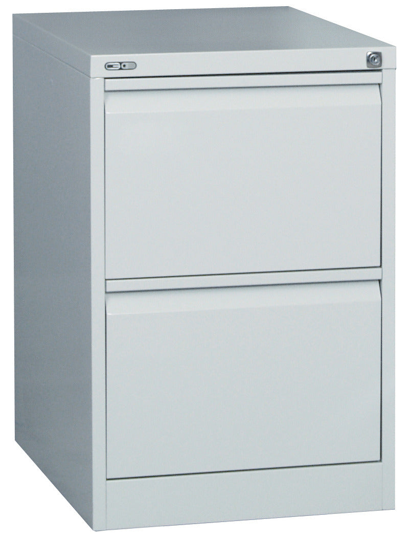 GO Swing Door Stationery Cupboard (Lockable) in Silver Grey