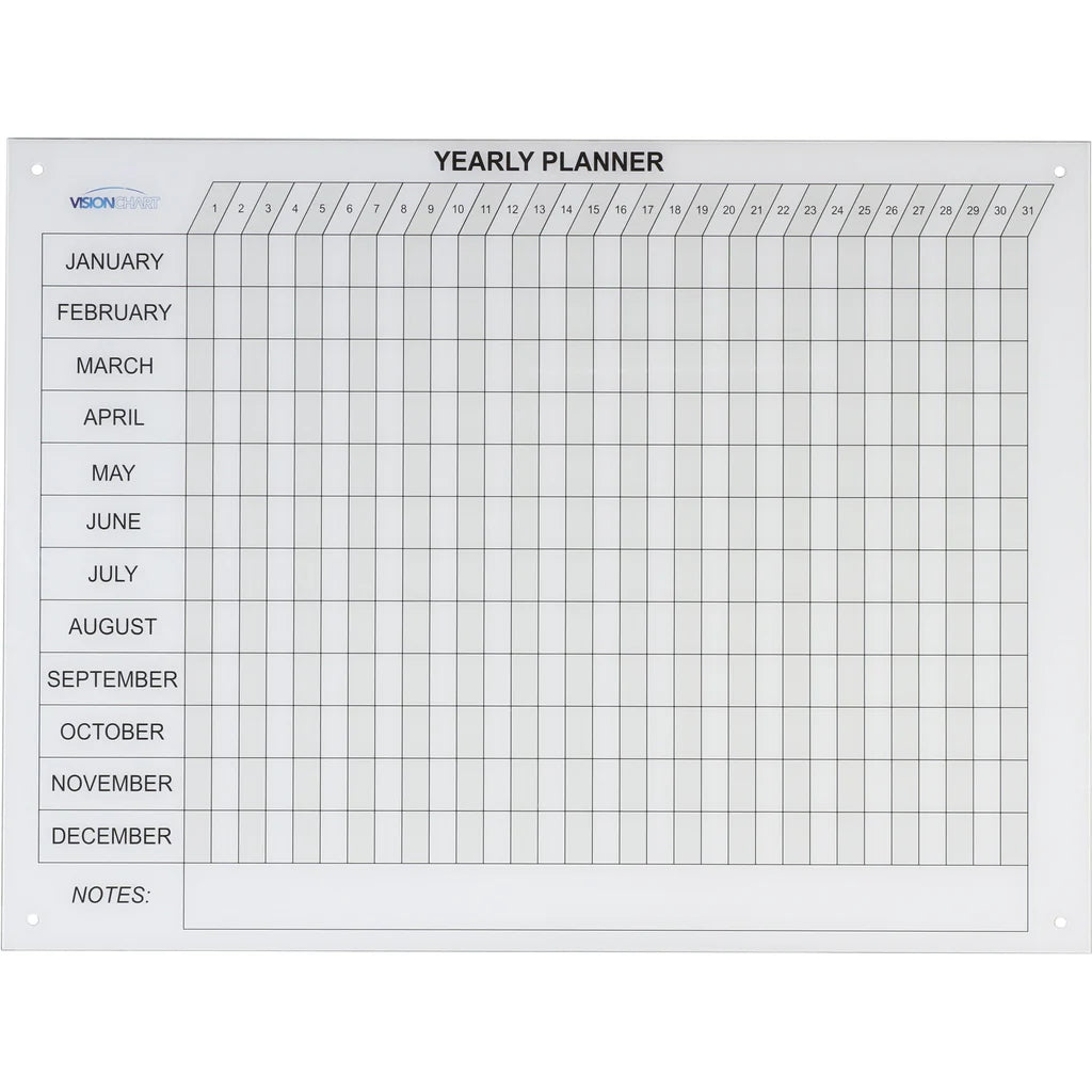 GLASSBOARD YEARLY PLANNER