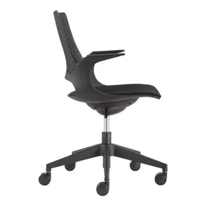 Harmony 5 Star chair with Arms in Black