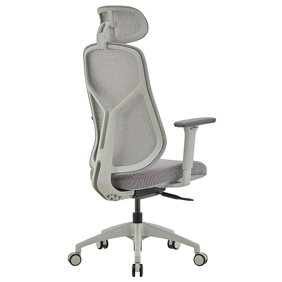 Ivory Mesh Back With Headrest