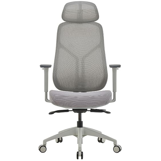 Ivory Mesh Back With Headrest