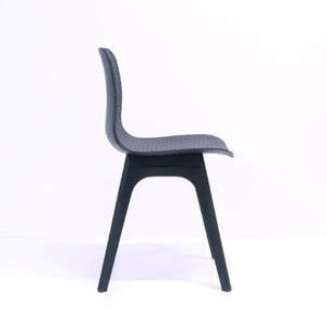 Lucid Visitor Breakout Chair - Black Legs, Black Seat