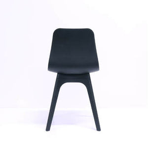 Lucid Visitor Breakout Chair - Black Legs, Black Seat