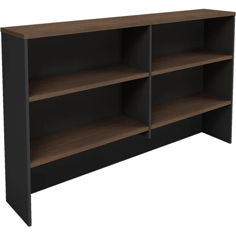 Overhead Hutch Storage Unit in Regal Walnut