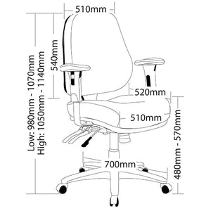 ROVER - Heavy Duty Chair (Rated to 140kg)