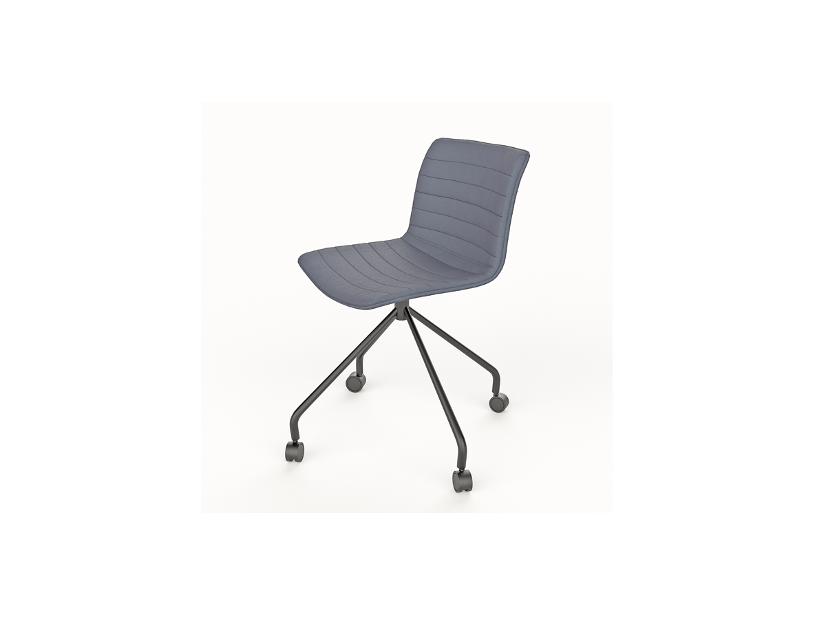 Smooth Chair with Castor Base