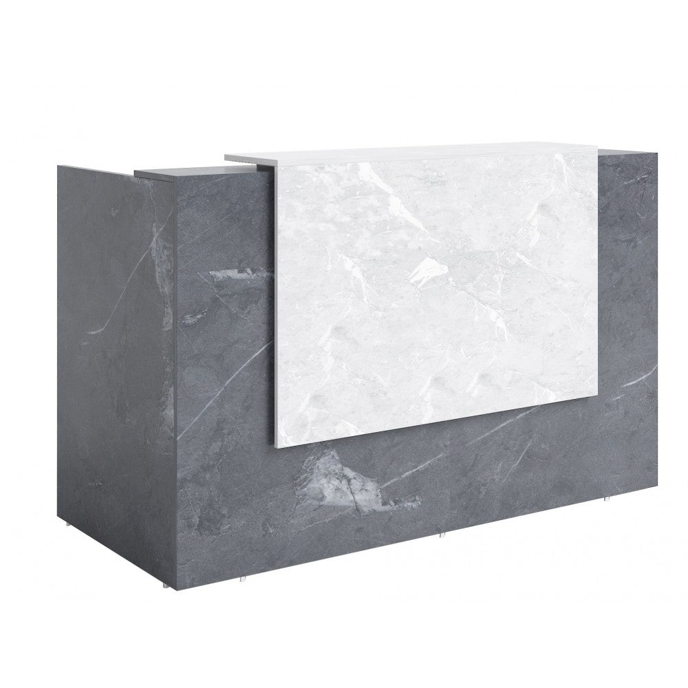 Sorrento Reception Desk in Marble Finish