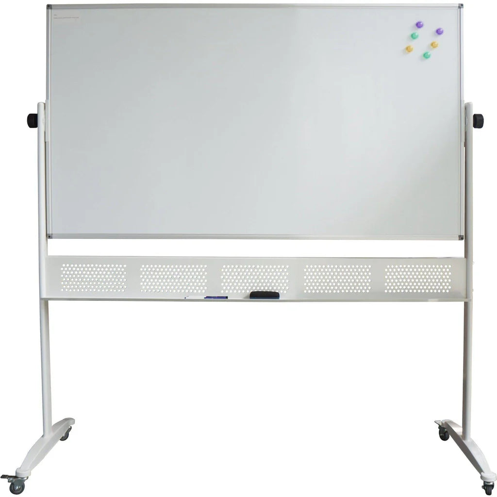 Double Sided Mobile Pivoting Whiteboard