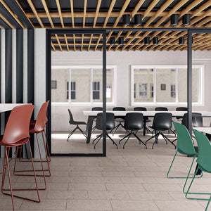 Vista Pivot with 4-Point Base & Upholstered Seat (Available in 3 Colours!)