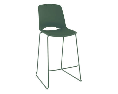 Vista Rise Barstool with SLED base with Padded seat
