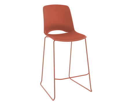 Vista Rise Barstool with SLED base with Padded seat