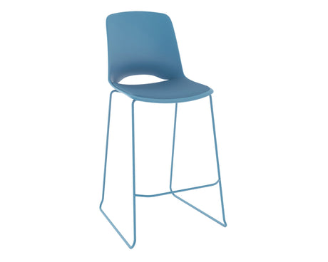 Vista Rise Barstool with SLED base with Padded seat
