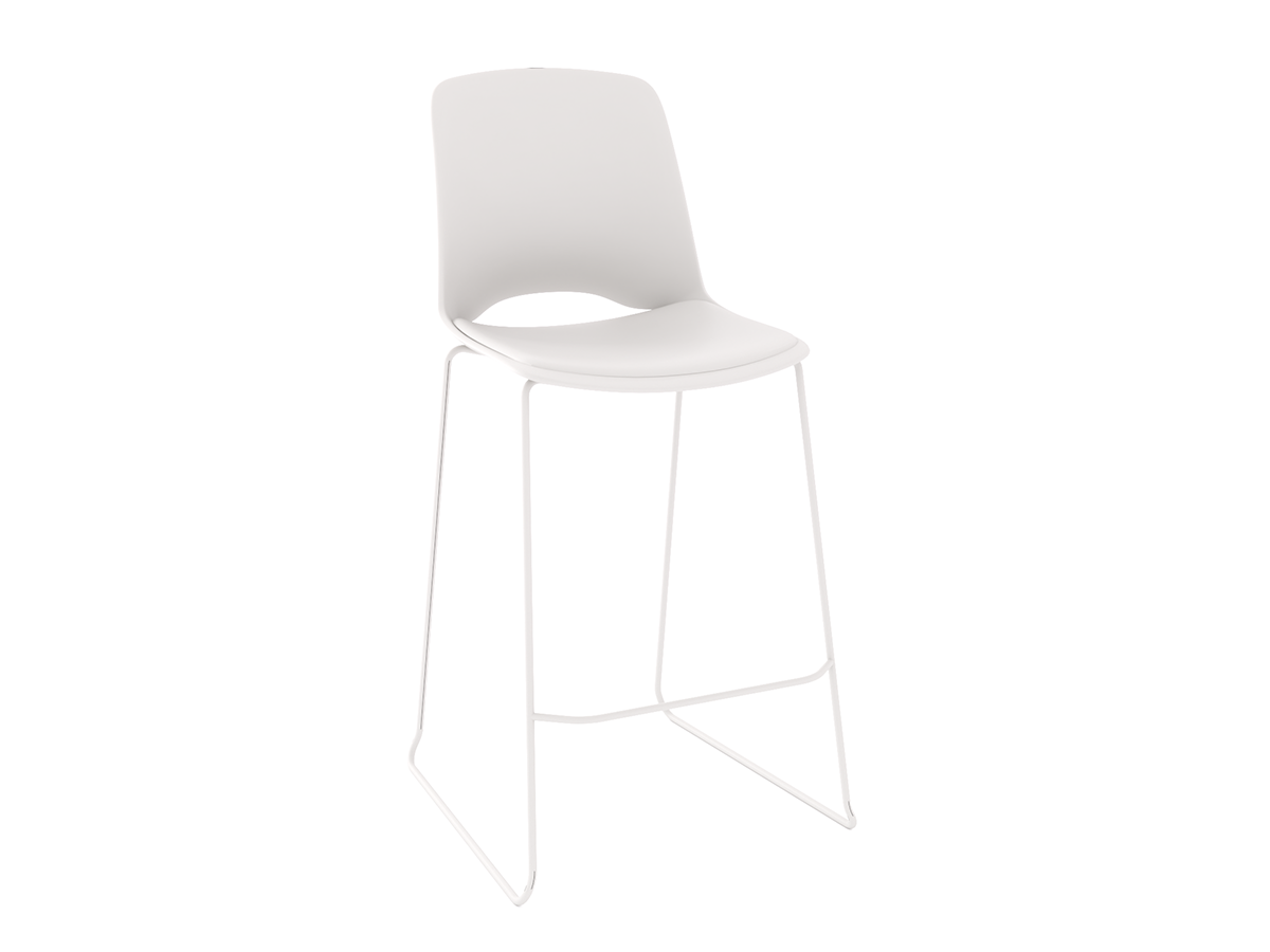 Vista Rise Barstool with SLED base with Padded seat