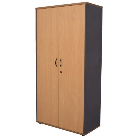 Rapid Worker Storage Cupboard in Beech/Ironstone