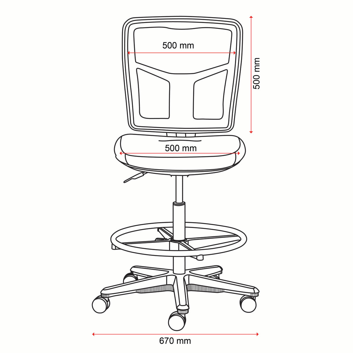 Mondo Tivoli Drafting Chair