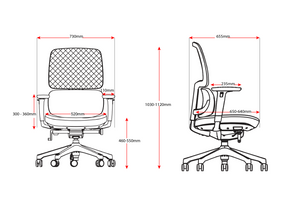 Orca Chair (with adjustable seat slide)