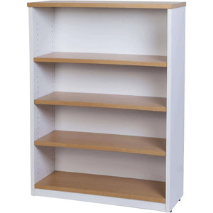 Logan Bookcase (Oak/White)