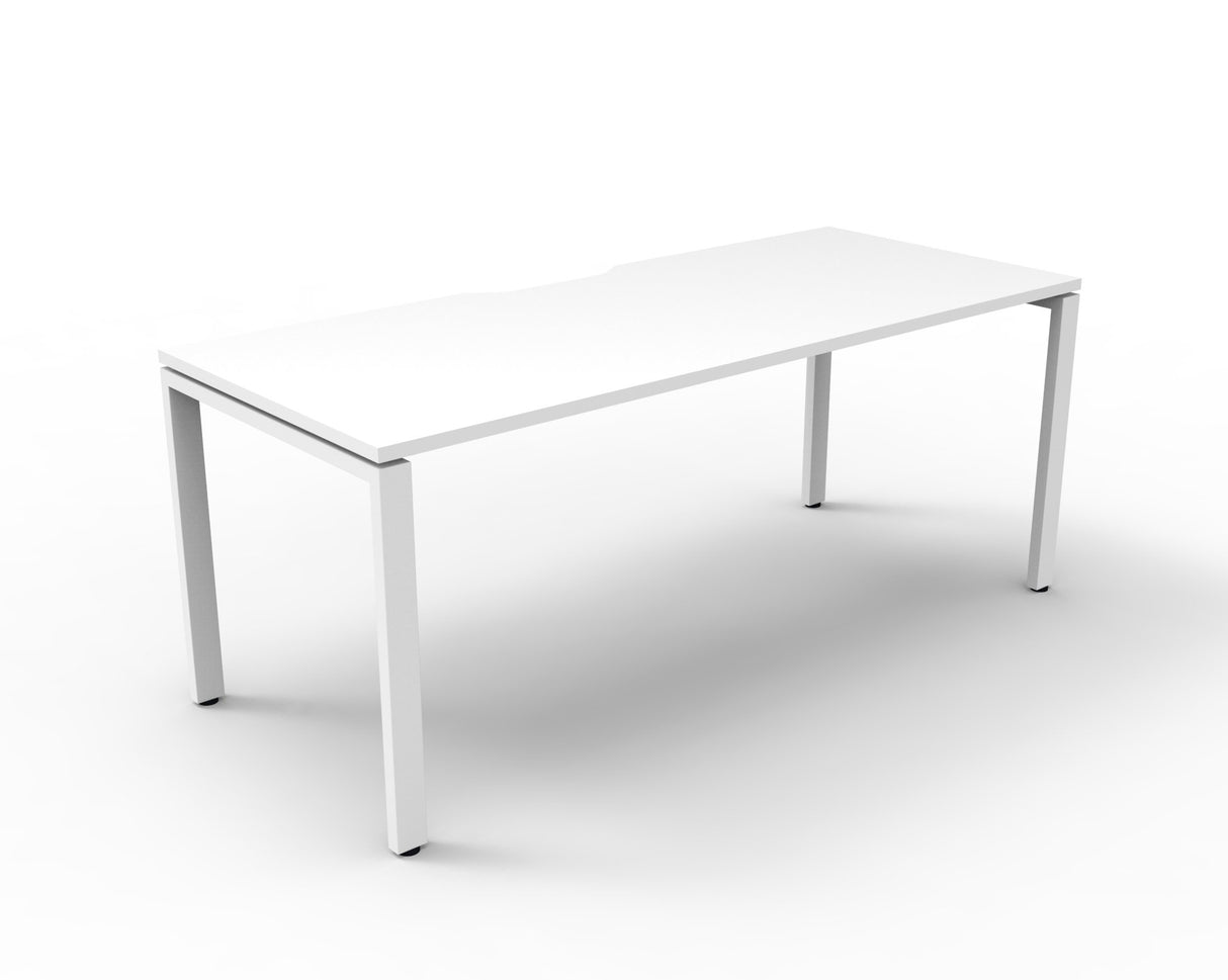 Deluxe Infinity Workstation (1 Person) - Straight Desk