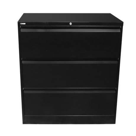 GO 3 DRAWER LATERAL FILING CABINET