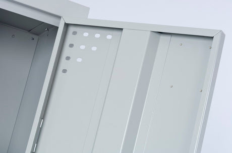 GO Metal Lockers - 4 Door in White
