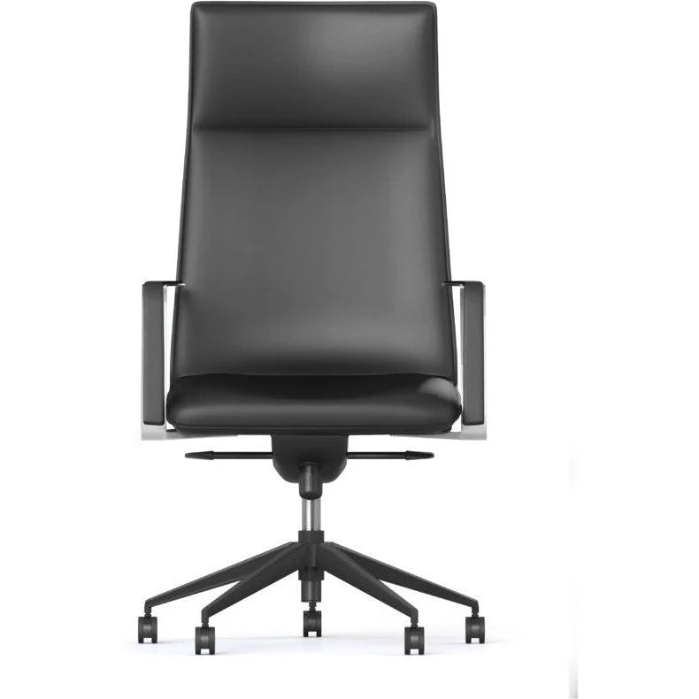 Mirage High Back Black Leather Chair