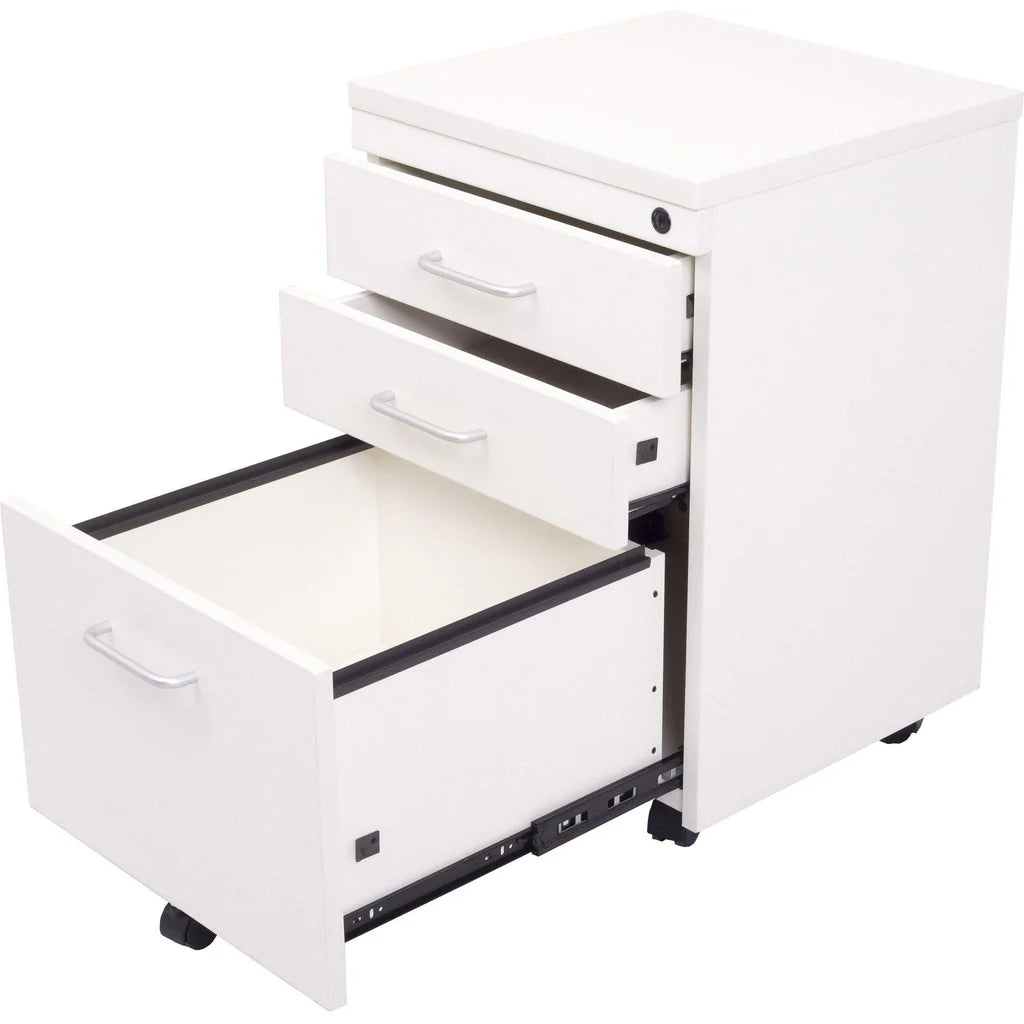 Rapid Vibe Mobile Pedestal in White