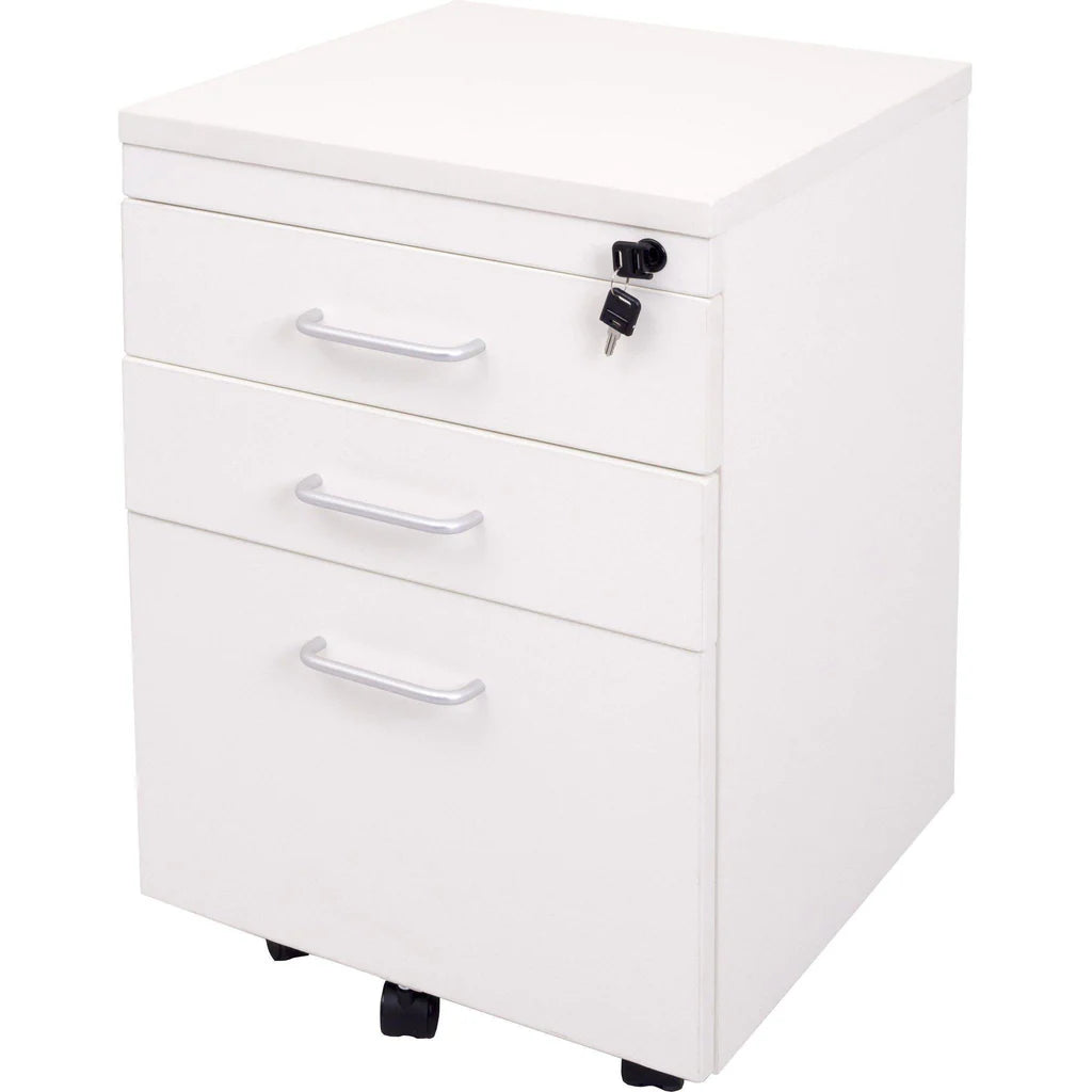 Rapid Vibe Mobile Pedestal in White