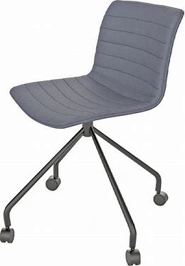 Smooth Chair with Castor Base